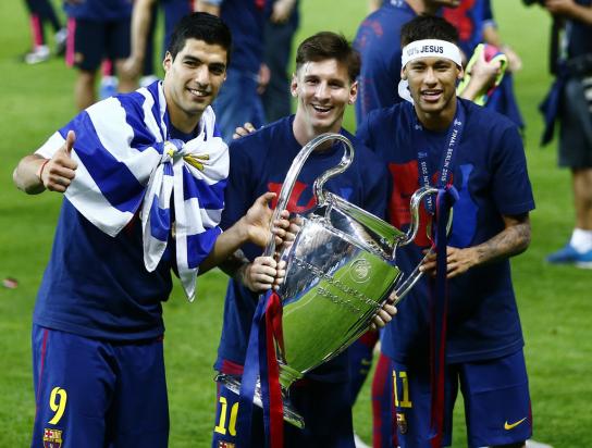 انجاز ميسي عام 2015 مع برشلونة